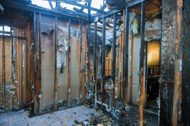 Professional Fire Damage Removal technician working in Princeton Junction, NJ